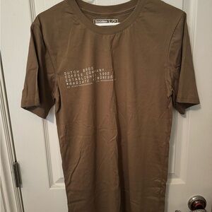 Dutch Bros Olive Short Sleeve Tee